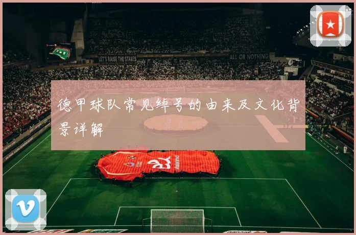 德甲球队常见绰号的由来及文化背景详解